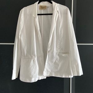 Light cotton relaxed blazer